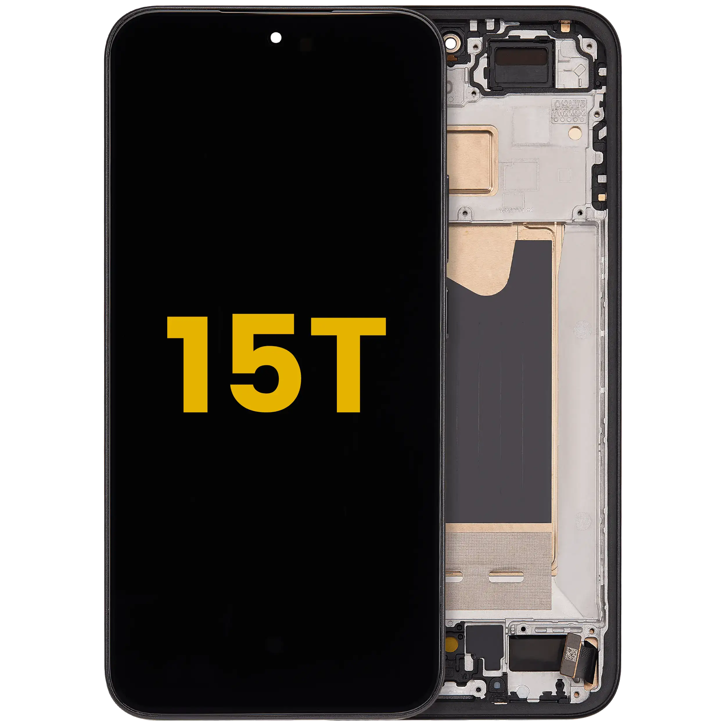 OLED-Display mit Rahmen für Xiaomi 15T (Refurbished) (Schwarz)
