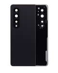 Back cover with camera lens for Samsung Galaxy Z Fold 4 (Service Pack) (Phantom Black)