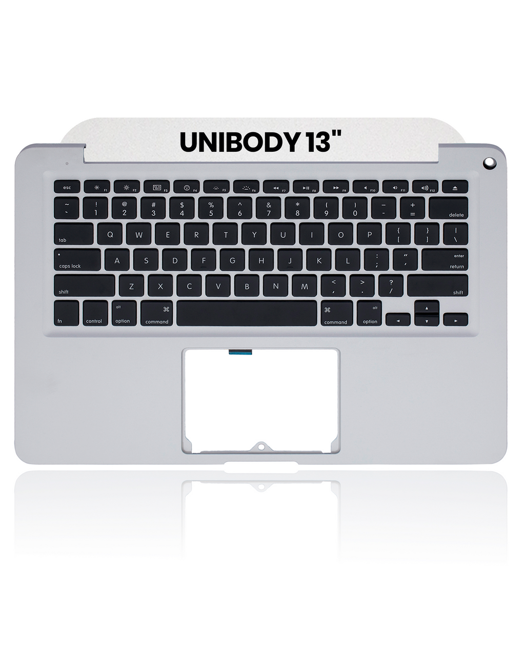 Top Case mit Keyboard (ANSI US) für MacBook 13" A1278 (2008) (gebrauchter OEM-Ausbau, Qualität A)