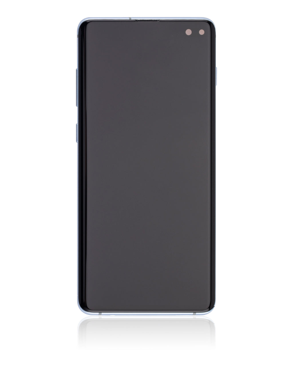 OLED-Display mit Rahmen für Samsung Galaxy S10 Plus (gebrauchter OEM-Ausbau, Qualität A) (Prism Blue)