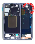 Backcover/Rahmen für Samsung Galaxy S24 Cobalt Violet