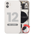 Backcover/Rahmen mit Kleinteilen iPhone 12 US Aftermarket Plus Weiß
