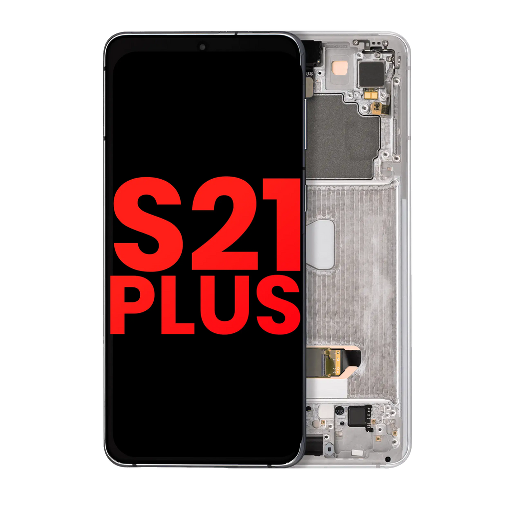 OLED Display with Frame for Samsung Galaxy S21 Plus 5G (Aftermarket Plus) (Phantom Silver)