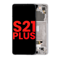 OLED Display with Frame for Samsung Galaxy S21 Plus 5G (Aftermarket Plus) (Phantom Silver)