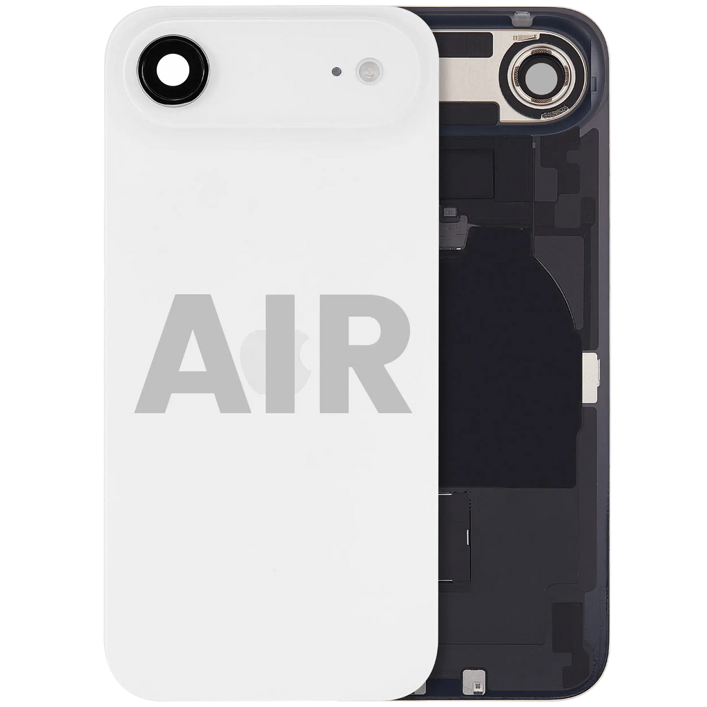 Backcover mit MagSafe Magnet & NFC & Blitz-Flexkabel für iPhone Air (gebrauchter OEM-Ausbau, Qualität A) (Cloud White)