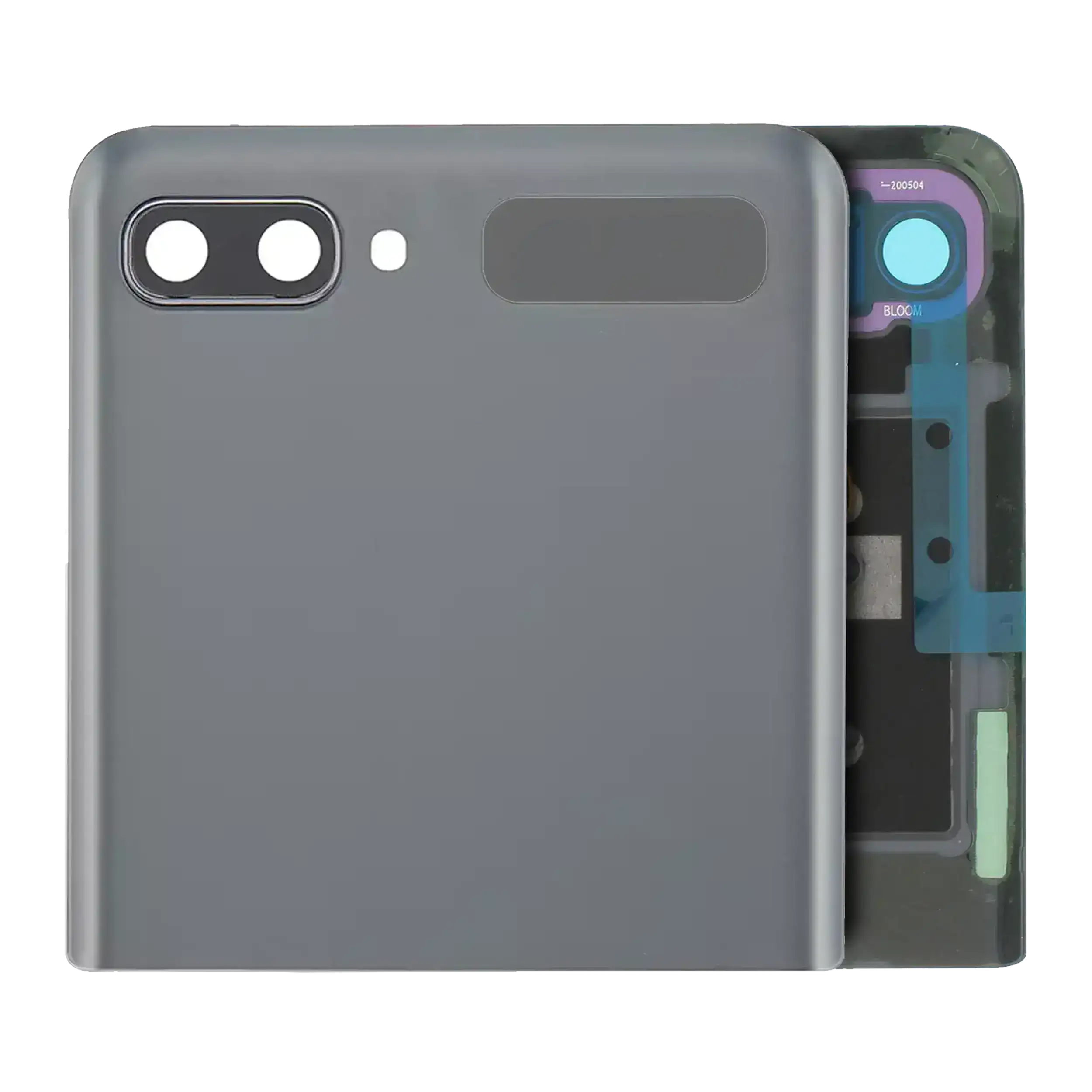 Innen OLED-Display mit Rahmen für Samsung Z Flip 5G Refurbished Mirror Purple