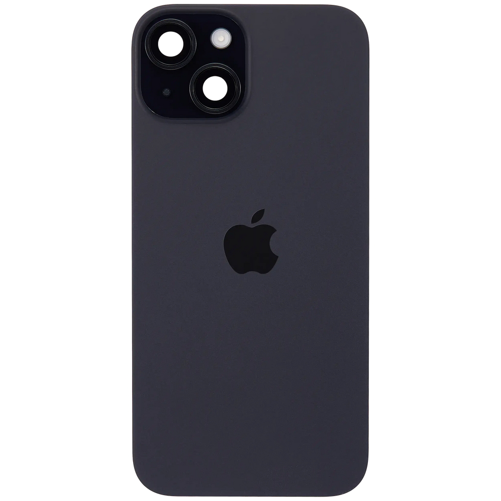 Backcover mit MagSafe Magnet & NFC & Blitz-Flexkabel für iPhone 15 (Service Pack) (Schwarz)
