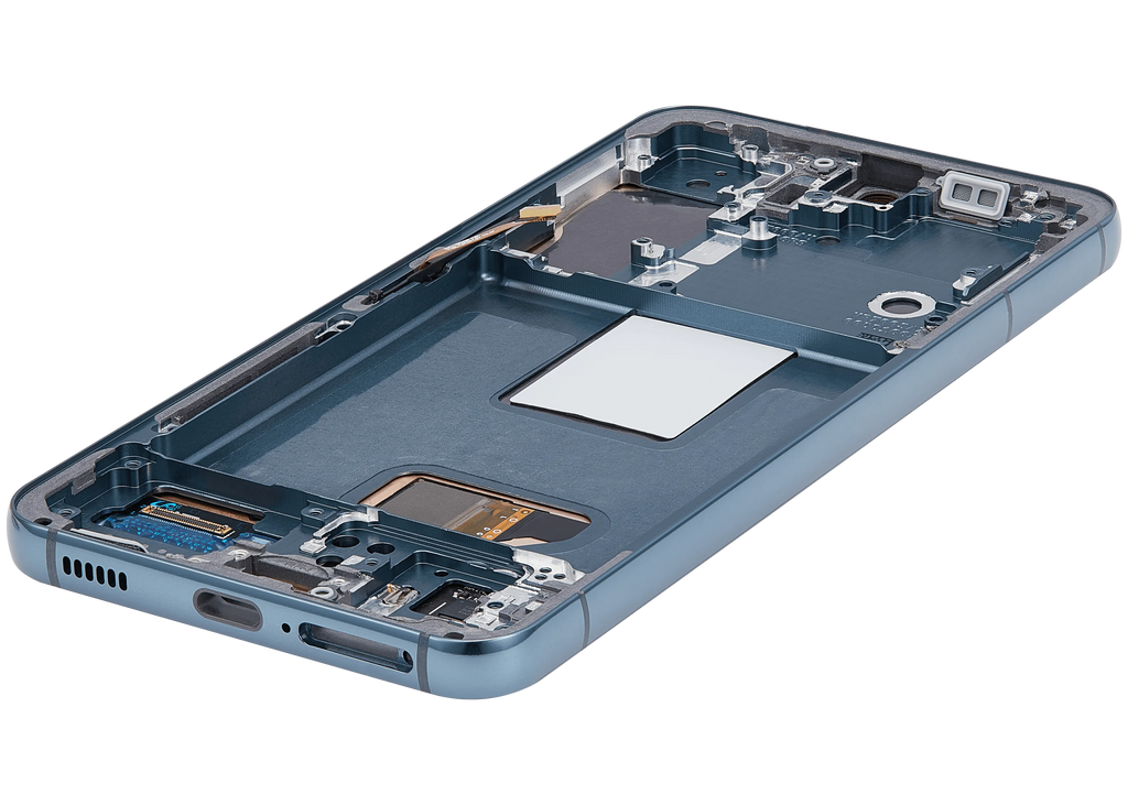 OLED-Display mit Rahmen für Samsung Galaxy S22 5G (US & International) (Aftermarket Plus) (Grün)