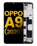LCD-Display mit Rahmen für OPPO A9 (2020) (Refurbished) (Alle Farben)