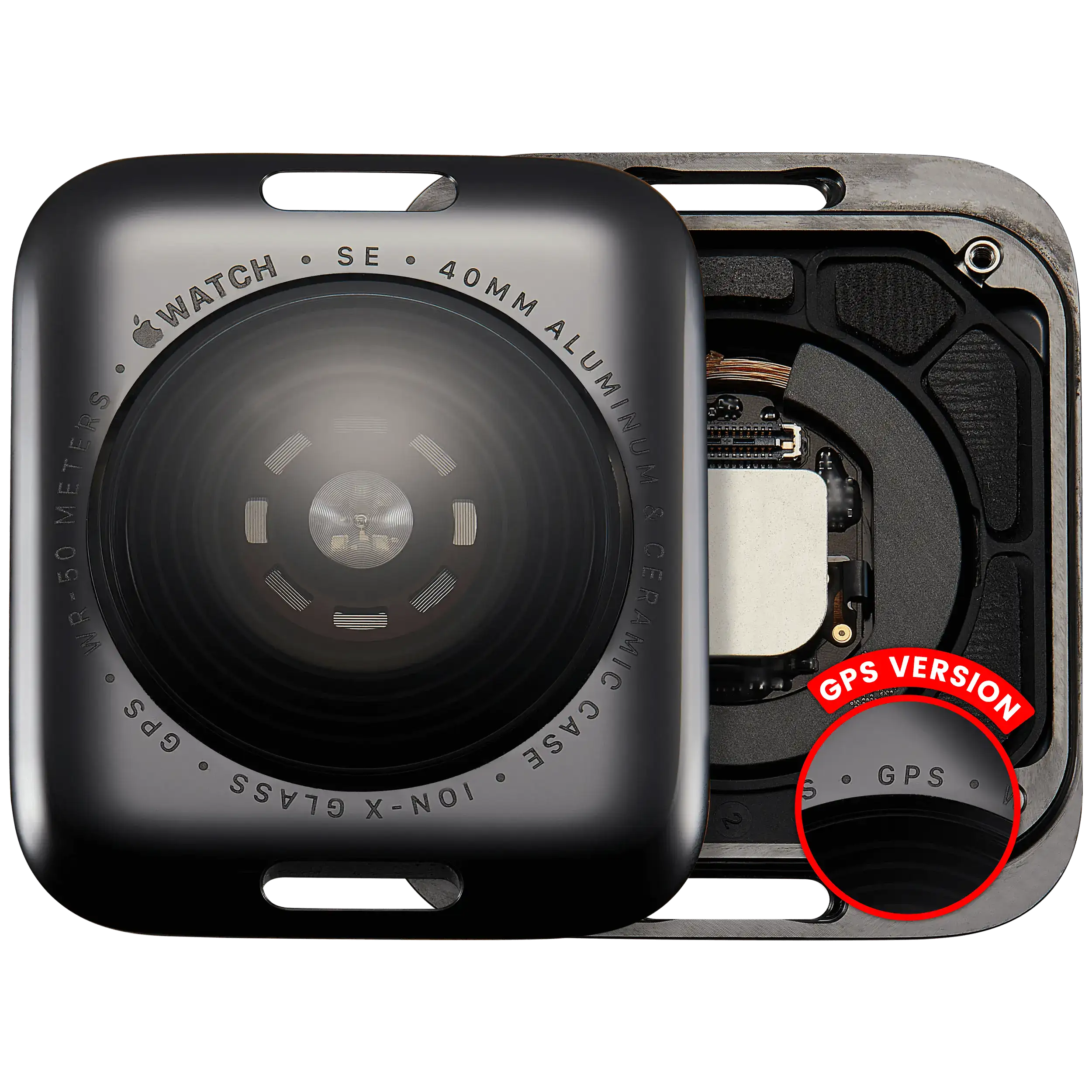 Back Cover Assembly for Apple Watch Series SE 1st Generation (40mm) (GPS Version) (Aluminum / Space Black)