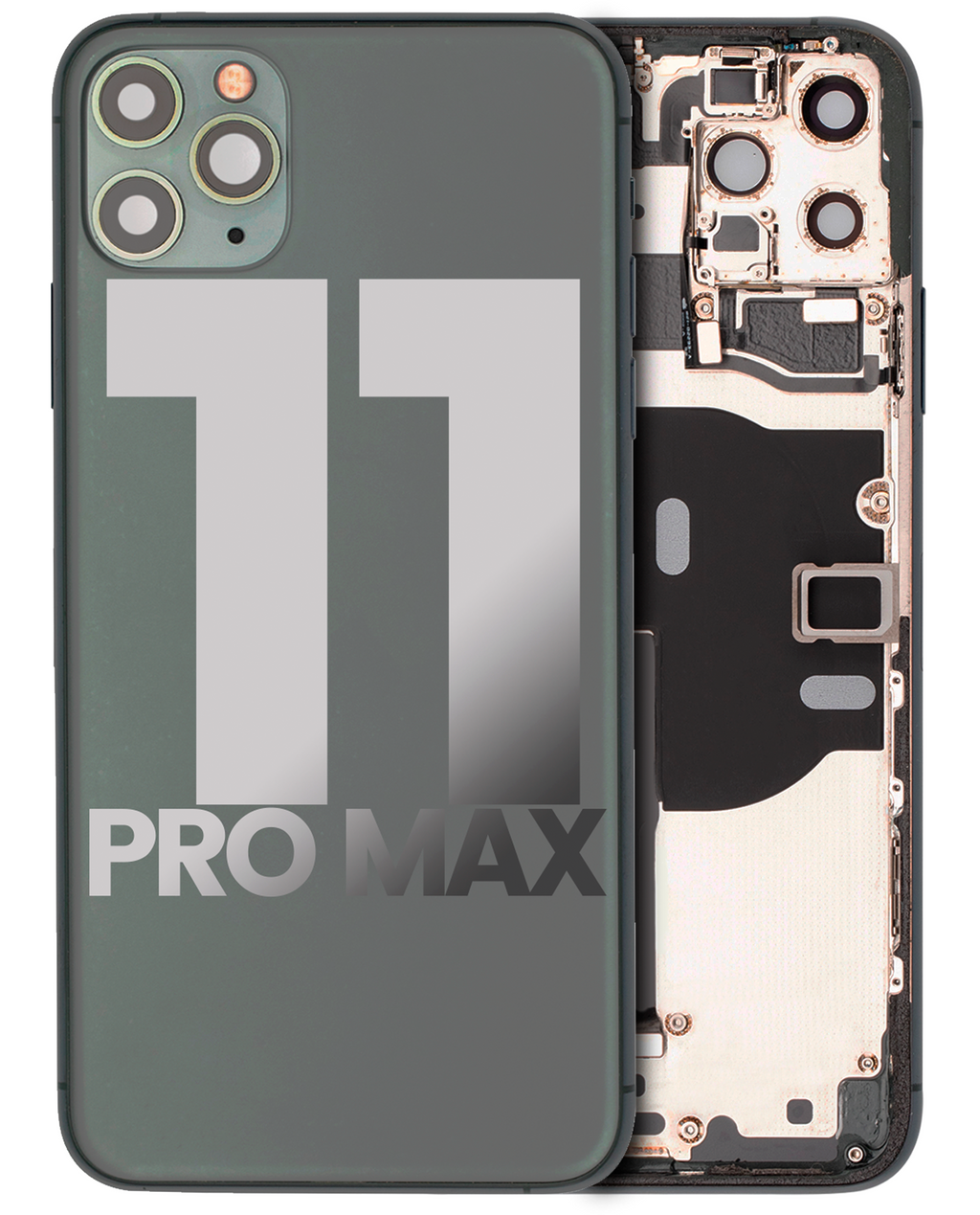 Gebrauchter Ausbau/Pull Qualität B – iPhone 11 Pro Backcover/Rahmen Nachtgrün