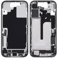 Midframe/Rahmen mit Ladebuchse Flex & Small Parts für iPhone 17 (EU / Global Version) (gebrauchter OEM-Ausbau, Qualität C) (Weiß)