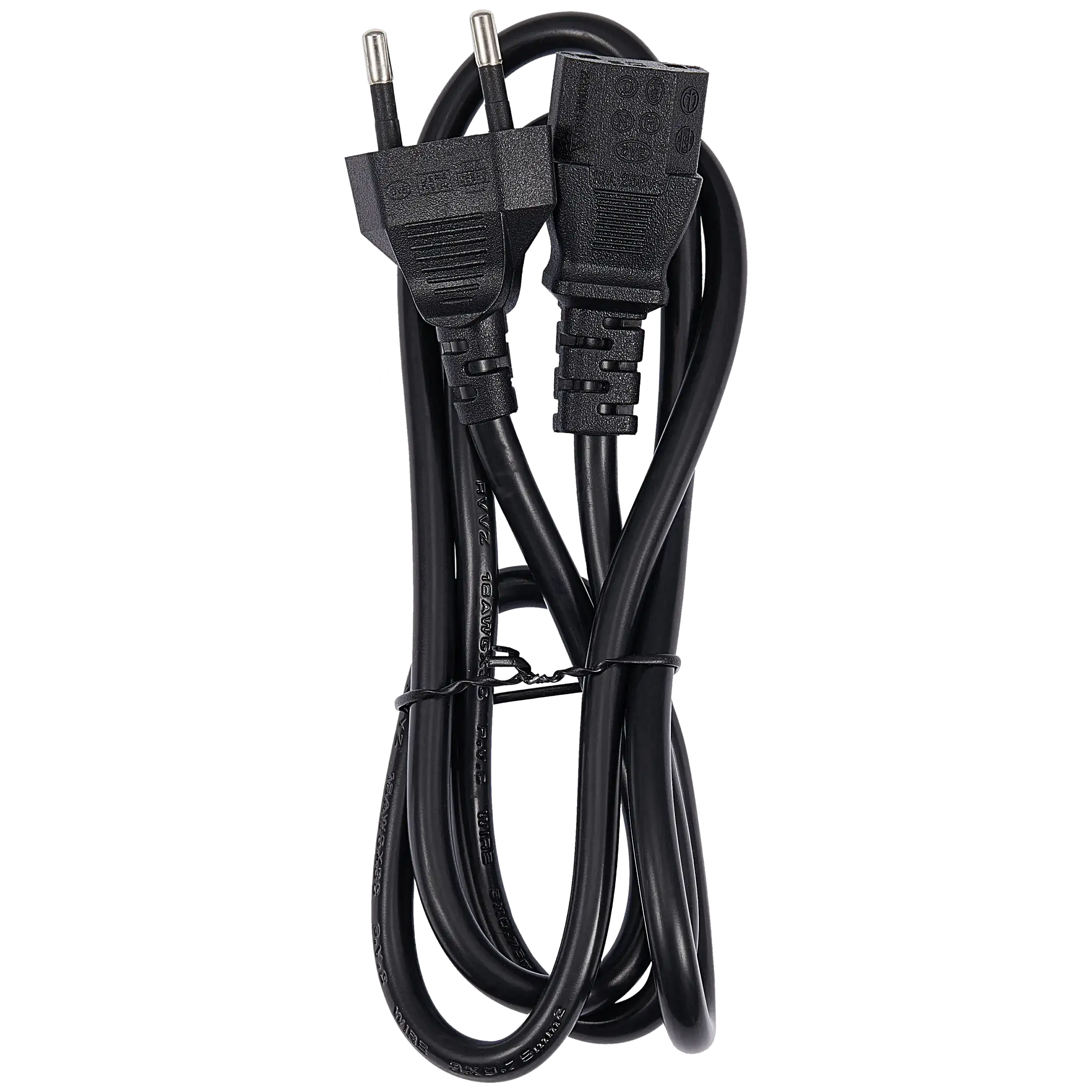 AC Power Cable Cord (C17) für Xbox 360 Slim / Xbox 360 E / Xbox One S / Xbox One X / PS4 Pro (CUH-7015 / CUH-7115) (European Version)