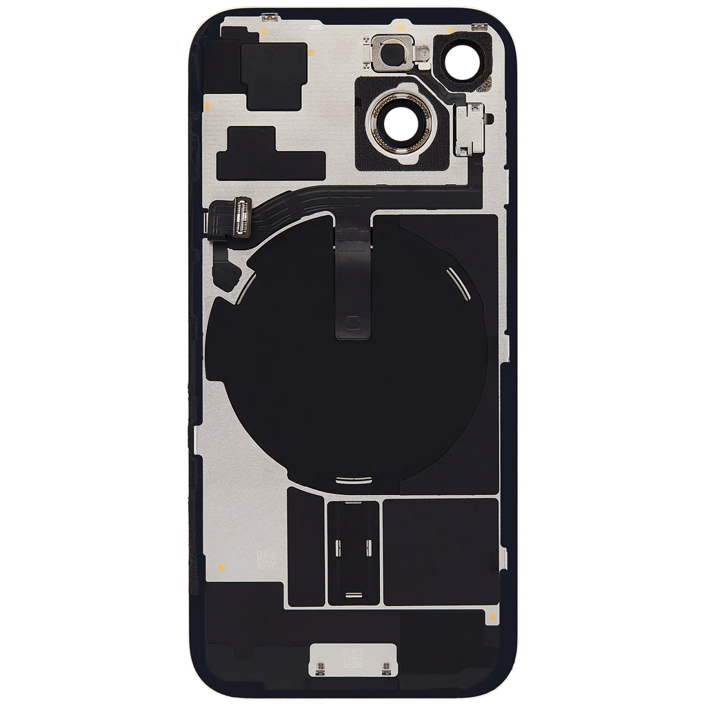 Backcover mit MagSafe Magnet & NFC & Blitz-Flexkabel für iPhone 15 (Service Pack) (Grün)