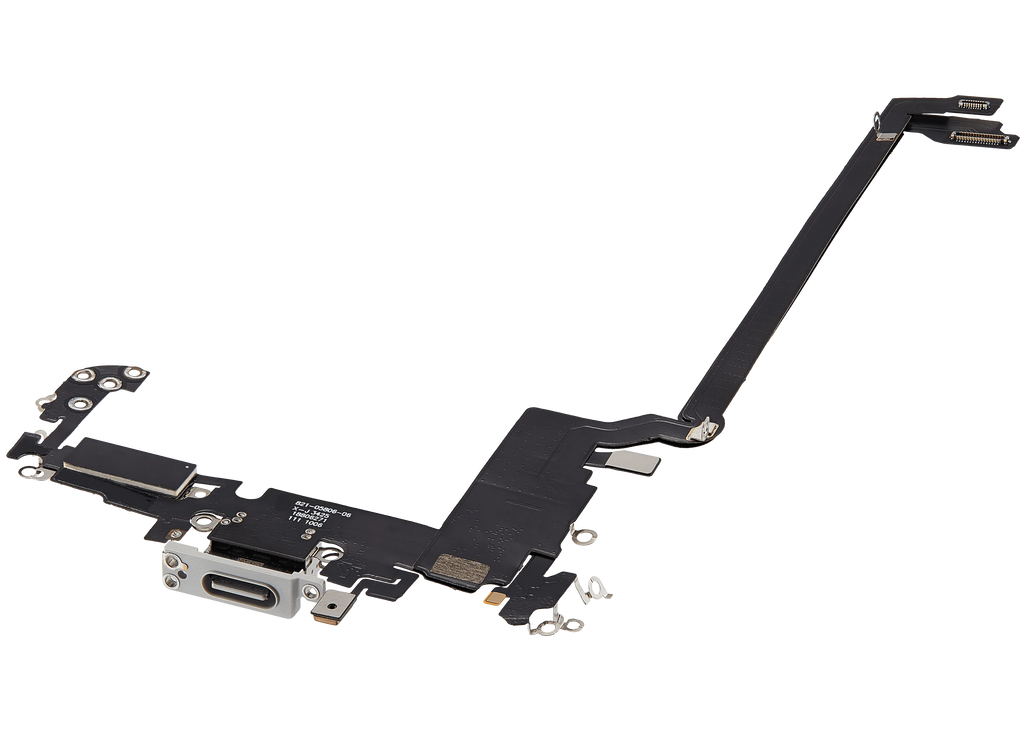 Ladebuchse Flex Cable für iPhone 17 Pro max (Aftermarket Plus) (Internationale Version) (Silber)