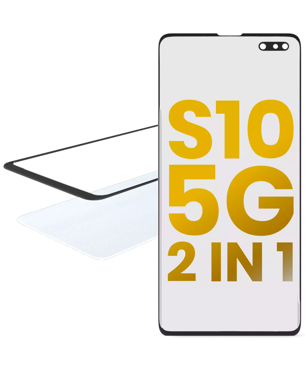 2-in-1 Front Glass with Pre-installed OCA for Samsung Galaxy S10 5G