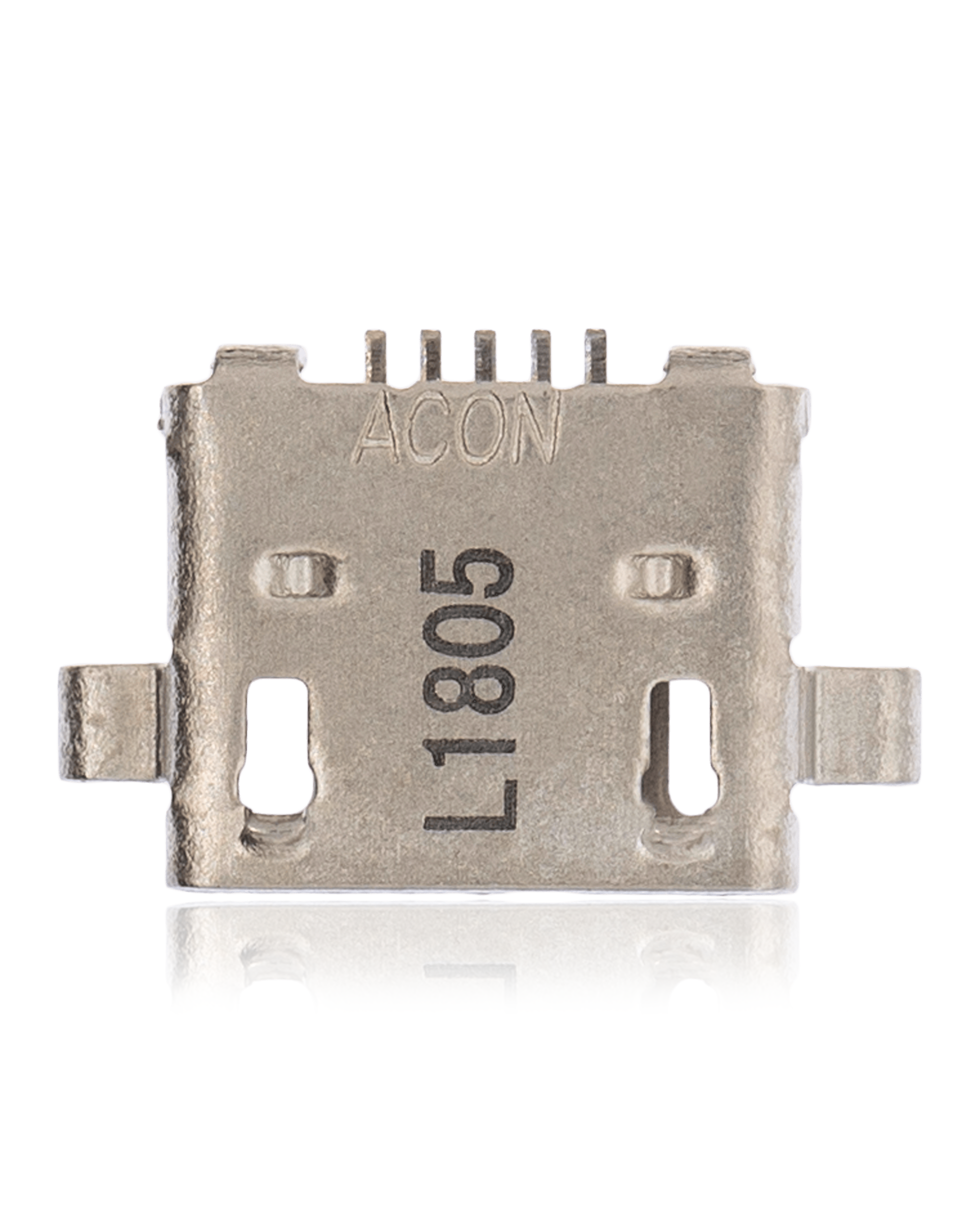 Ladebuchse, Lötarbeit erforderlich, 5 Pin, Micro B, 4 Ankerpunkte (C082)