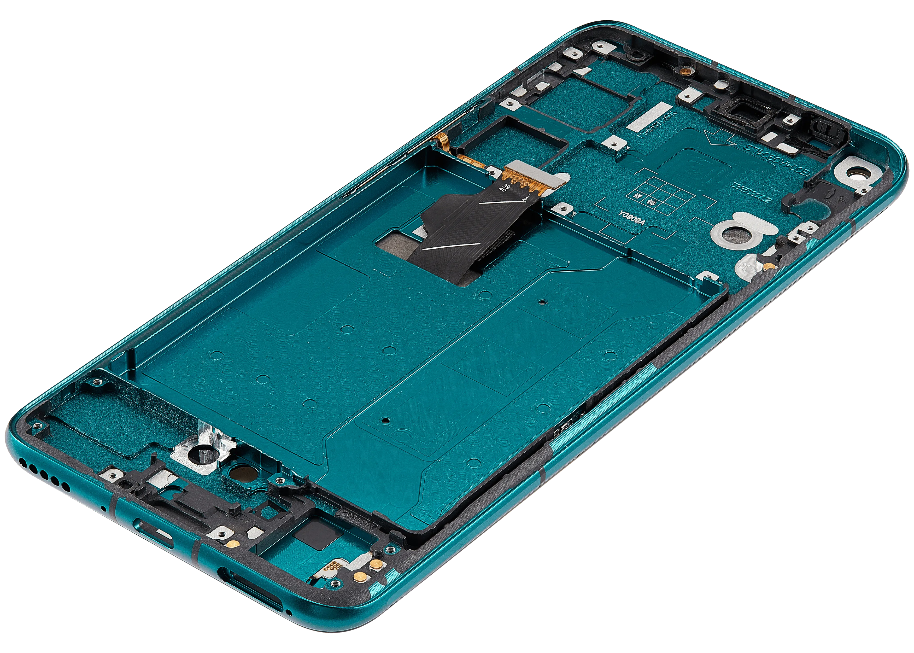OLED-Display mit Rahmen Compatible für Huawei Nova 7 (2020) (Refurbished) (Forest Green)