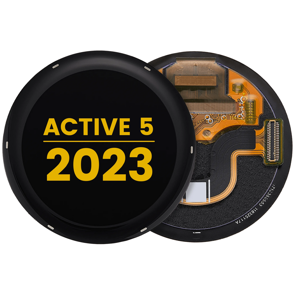 OLED-Display ohne Rahmen für Garmin Active 5 (2023) (Premium) (Schwarz)