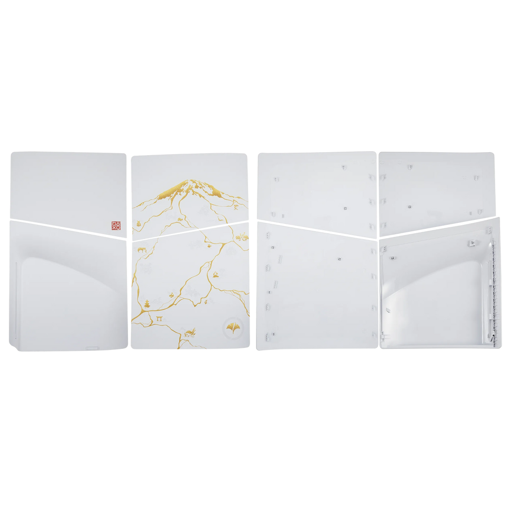 Faceplate Cover (Top & Bottom) für PlayStation 5 Slim (Disc Edition) (Ghost Of Yotei)