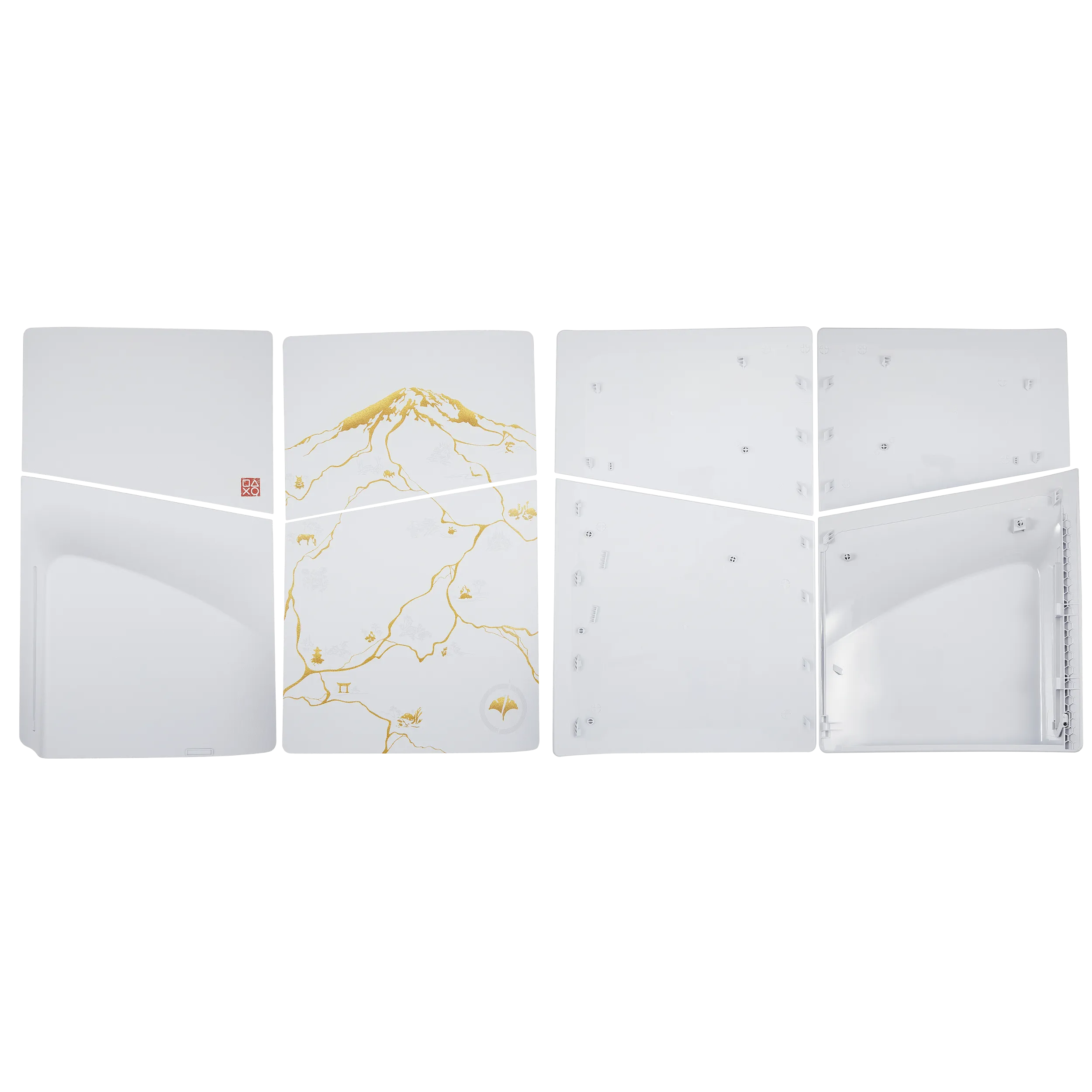 Faceplate Cover (Top & Bottom) für PlayStation 5 Slim (Disc Edition) (Ghost Of Yotei)