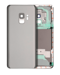 Backcover mit Kameralinse für Samsung Galaxy S9 (Aftermarket Plus) (Silber)