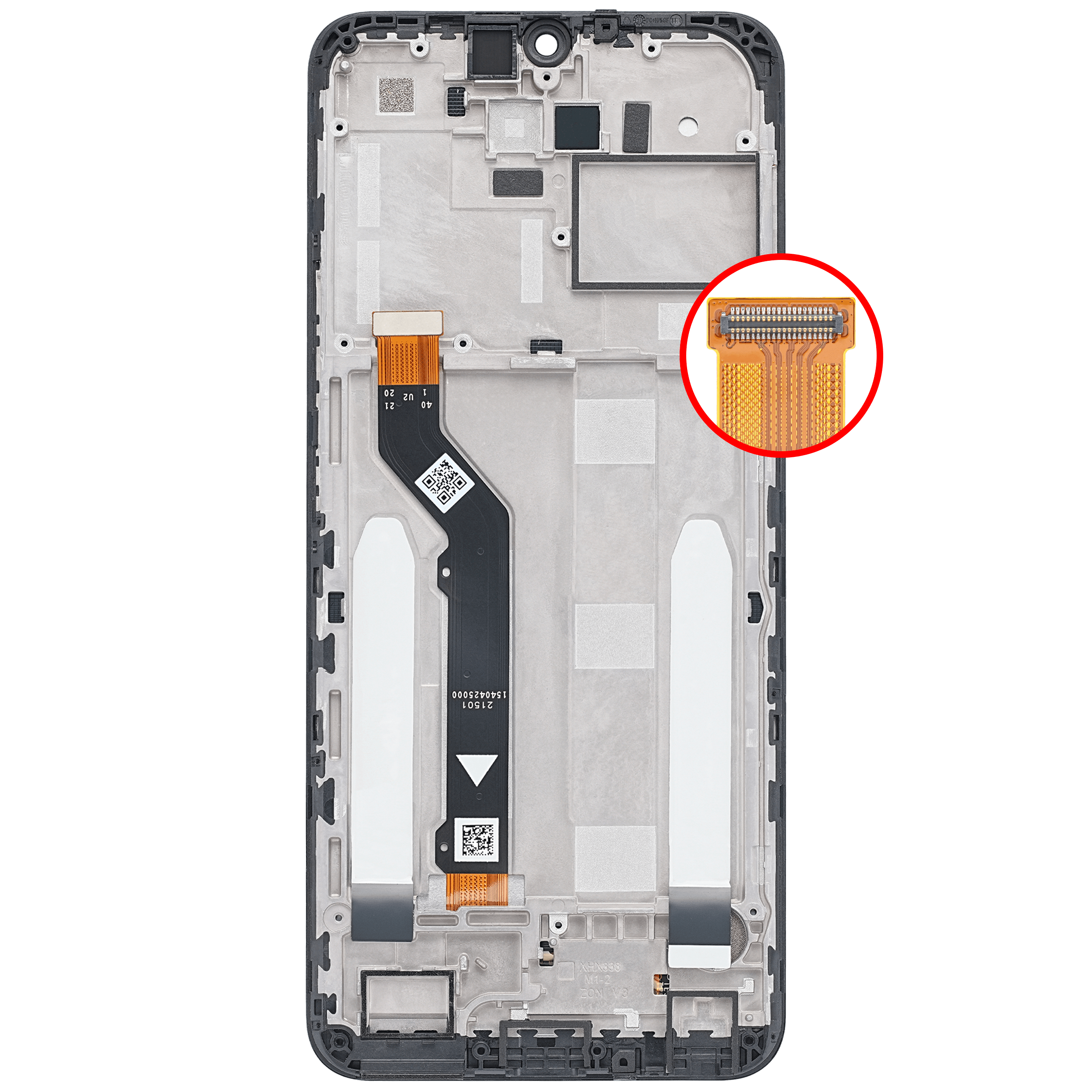LCD Display with Frame for Cricket Ovation 2 (Refurbished) (All Colors)