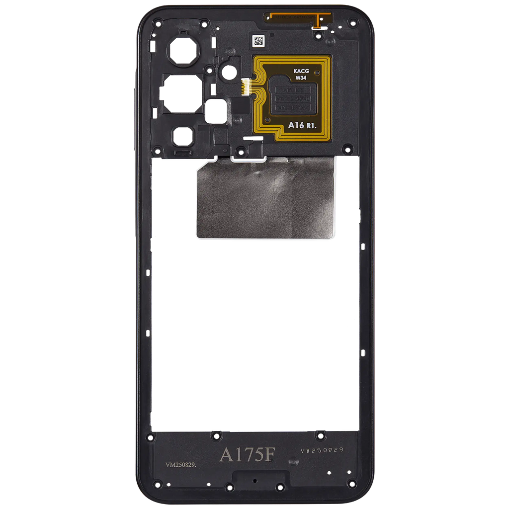 Midframe/Rahmen für Samsung Galaxy A17 4G (A175 / 2025) (Schwarz)