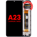 LCD-Display mit Rahmen für Samsung Galaxy A23 5G (A236U/B / 2022) (North American U/B Version) (Aftermarket Plus) (Alle Farben)