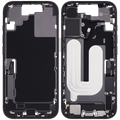 Midframe/Rahmen mit Ladebuchse Flex & Small Parts für iPhone 17 (EU / Global Version) (gebrauchter OEM-Ausbau, Qualität A) (Schwarz)