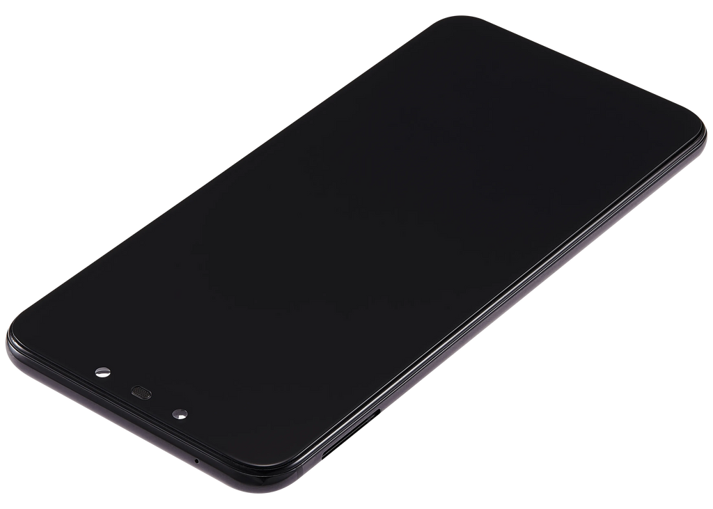 LCD-Display mit Rahmen für Huawei Nova 3 (2018) (Refurbished) (Schwarz)