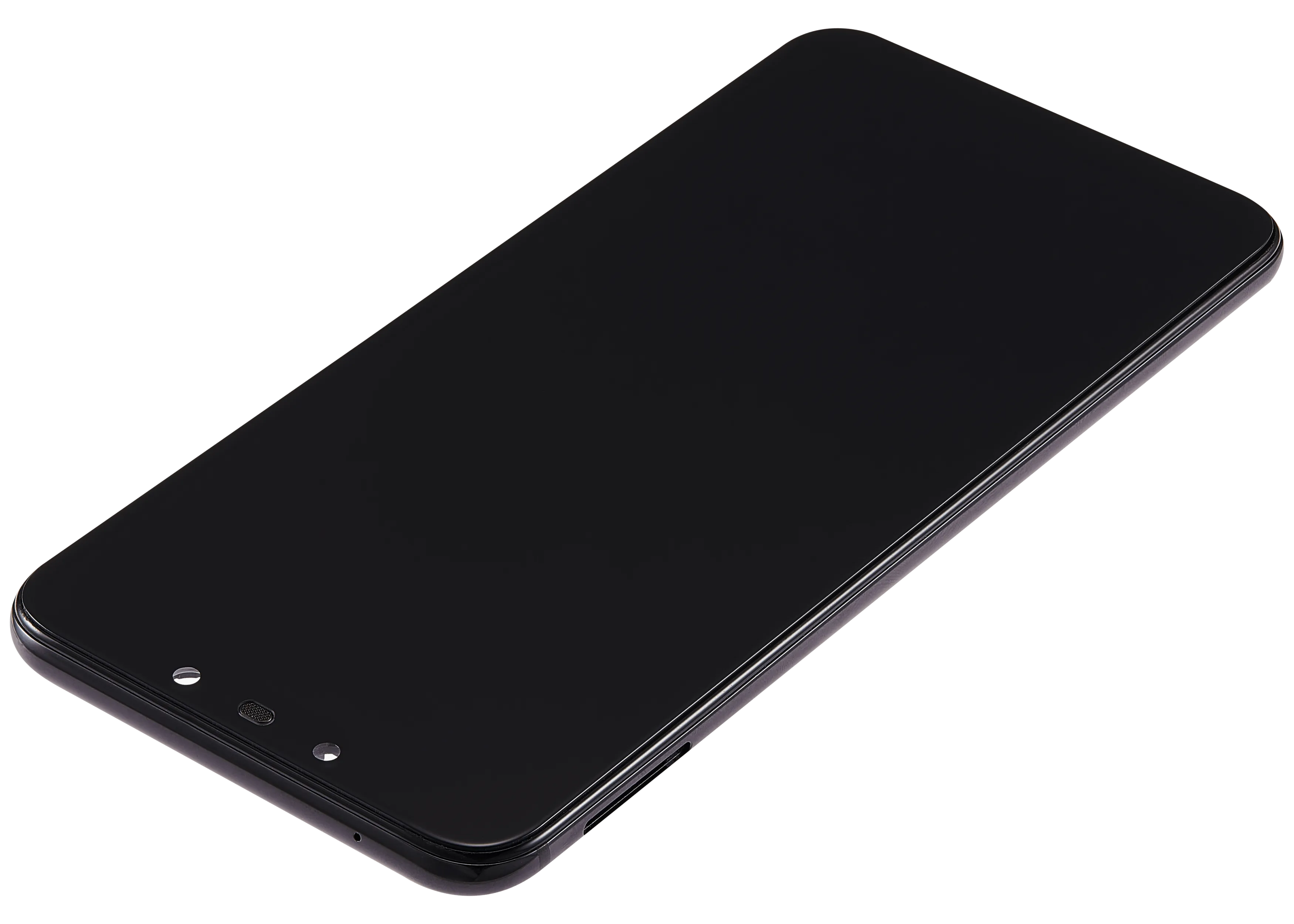 LCD-Display mit Rahmen für Huawei Nova 3 (2018) (Refurbished) (Schwarz)