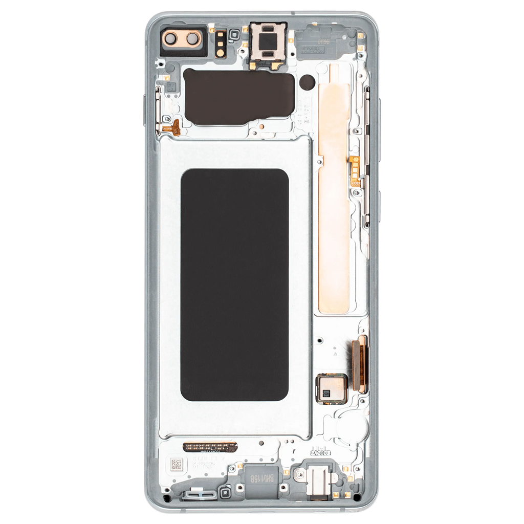 OLED-Display mit Rahmen für Samsung Galaxy S10 Plus (Aftermarket Plus) (Prism Green)