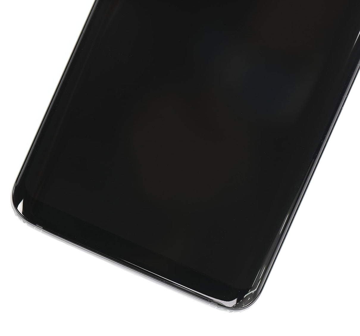 OLED-Display mit Rahmen für Samsung Galaxy S9 (gebrauchter OEM-Ausbau, Qualität B/C) (Midnight Schwarz)