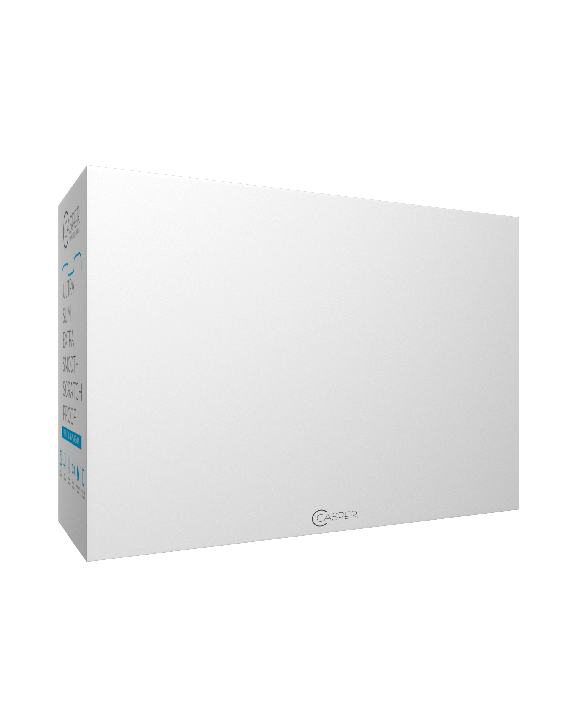 Casper Gehärtetes Glas für iPhone 12 Mini (Case-kompatibel) (100er-Pack) (Klar)