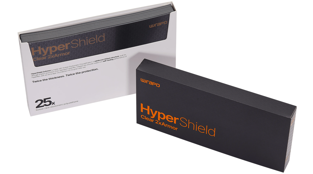 Wrapd HyperShield - EPU Impact Resistant Display Protector Film (25 Pack) (Clear)