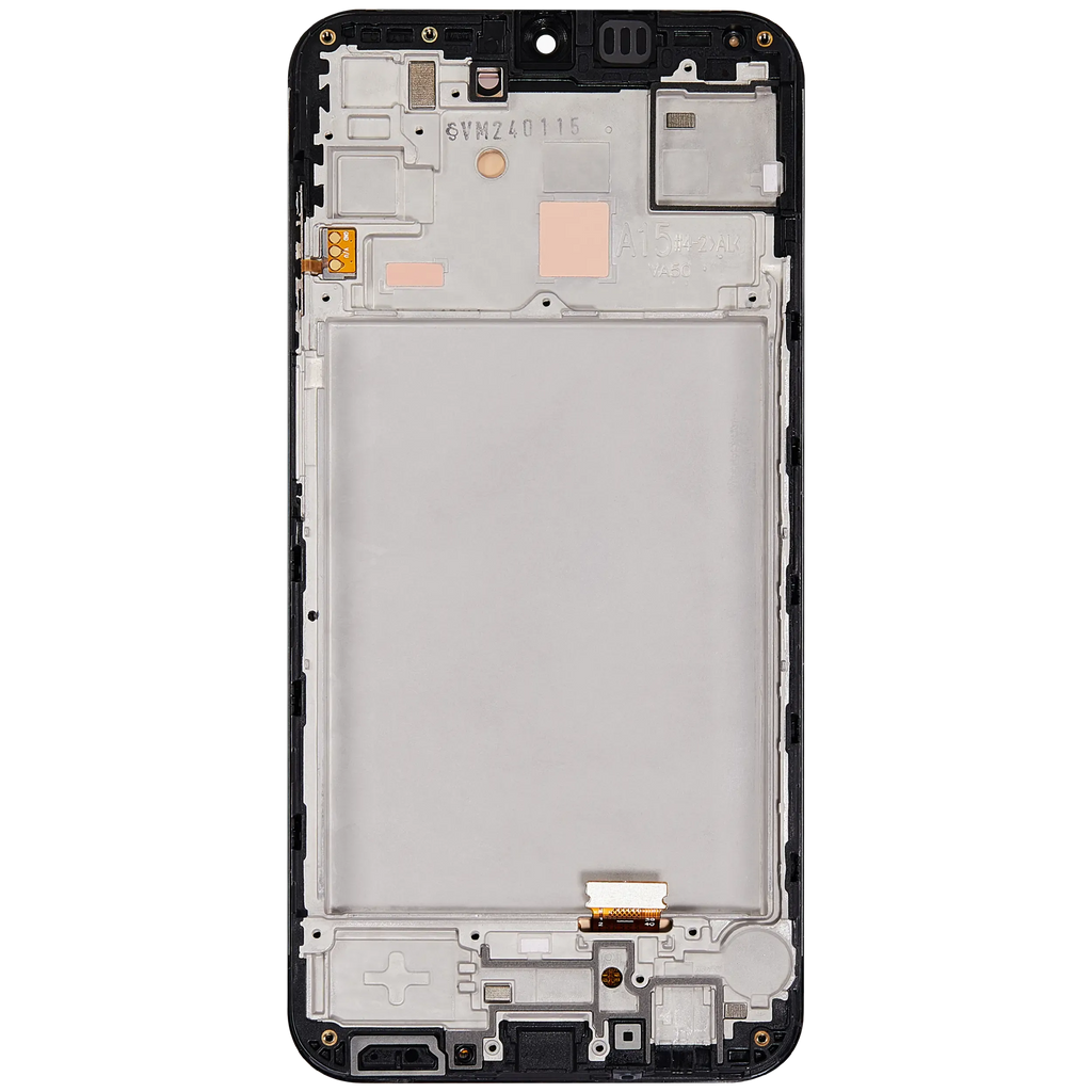 OLED-Display mit Rahmen Compatible für Samsung Galaxy A15 4G (A155 / 2023) / A15 5G (A156 / 2023) (6.36")(Aftermarket Plus) (Alle Farben)