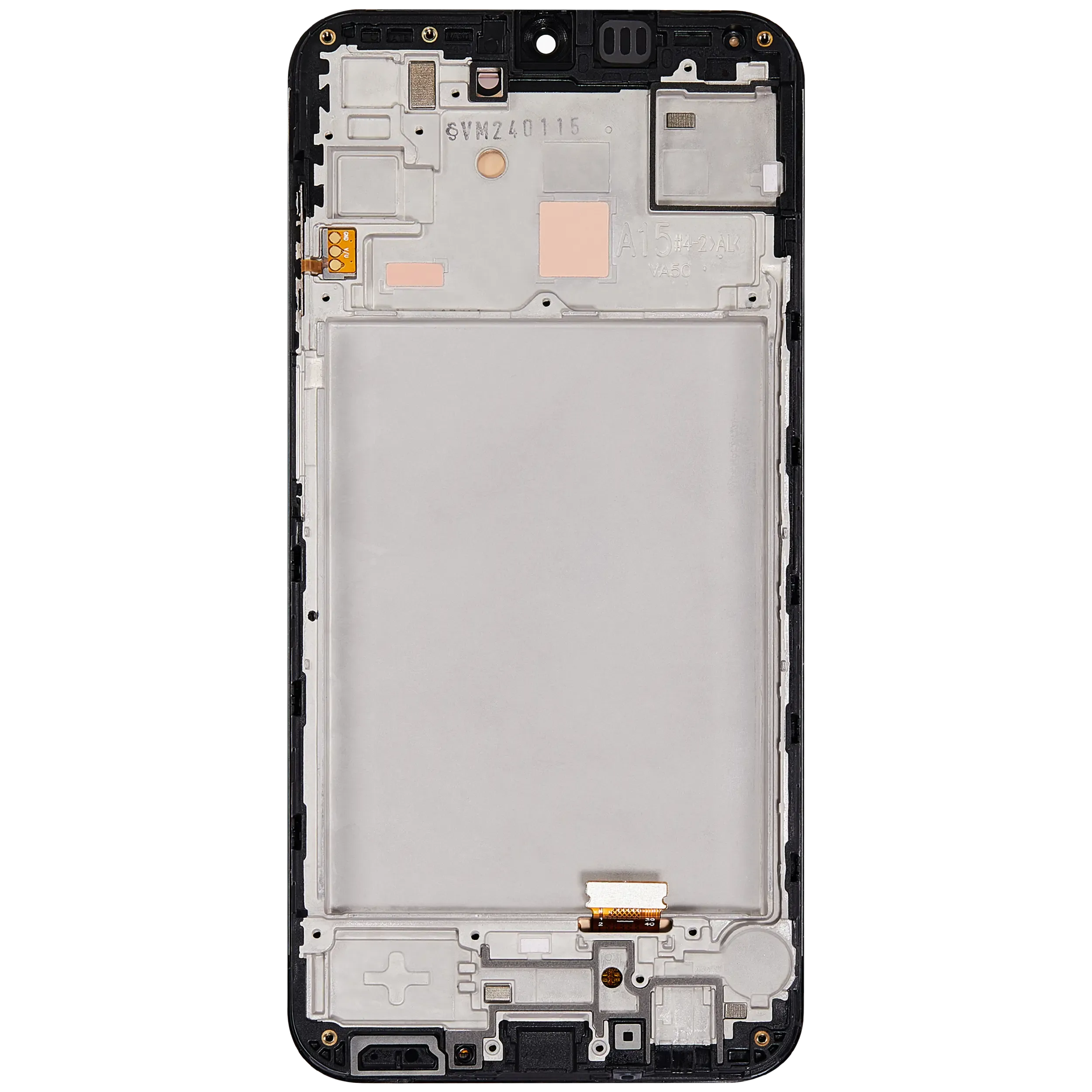OLED-Display mit Rahmen Compatible für Samsung Galaxy A15 4G (A155 / 2023) / A15 5G (A156 / 2023) (6.36")(Aftermarket Plus) (Alle Farben)