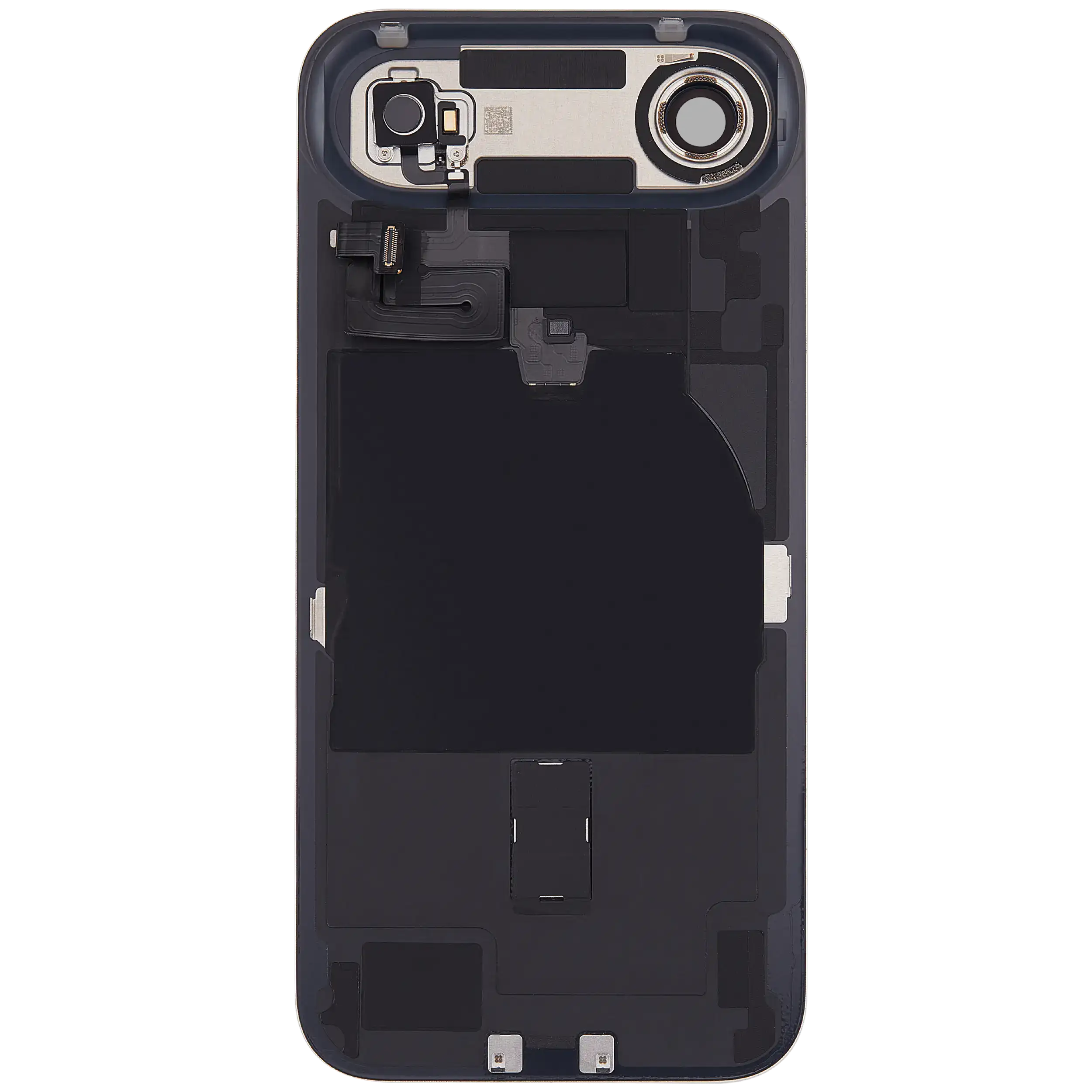 Backcover mit MagSafe Magnet & NFC & Blitz-Flexkabel für iPhone Air (gebrauchter OEM-Ausbau, Qualität B) (Cloud White)