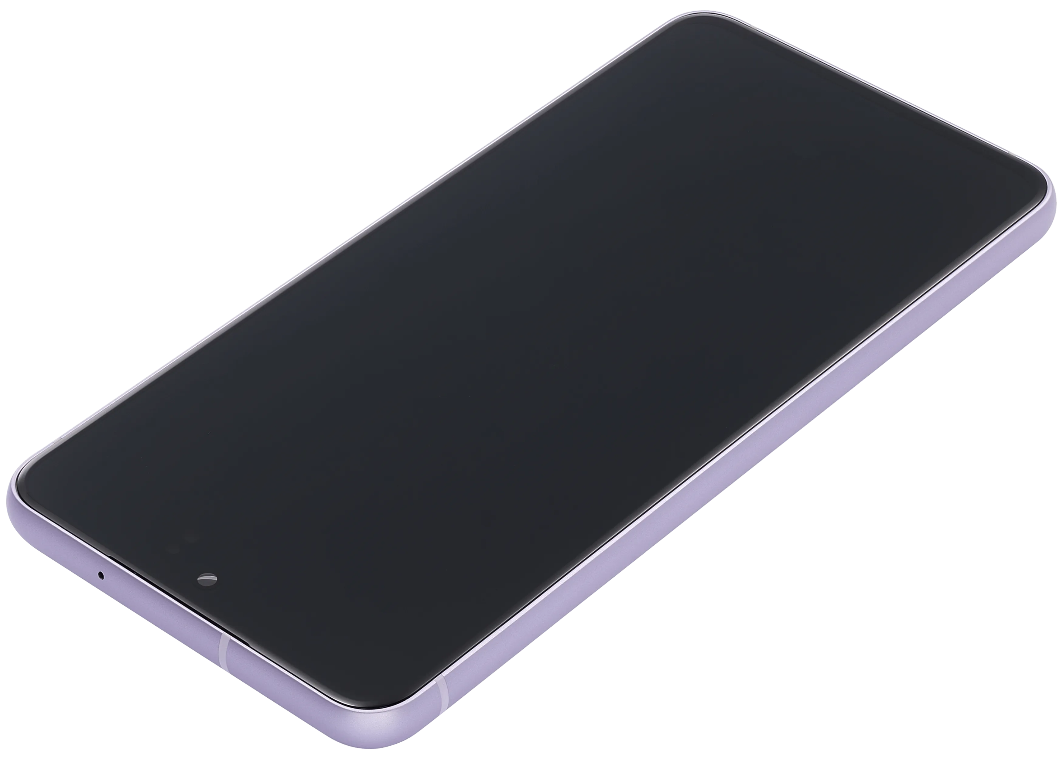OLED-Display mit Rahmen für Samsung Galaxy S21 FE 5G (US & Internationale Version) (Aftermarket Plus) (120Hz) (Lavender)