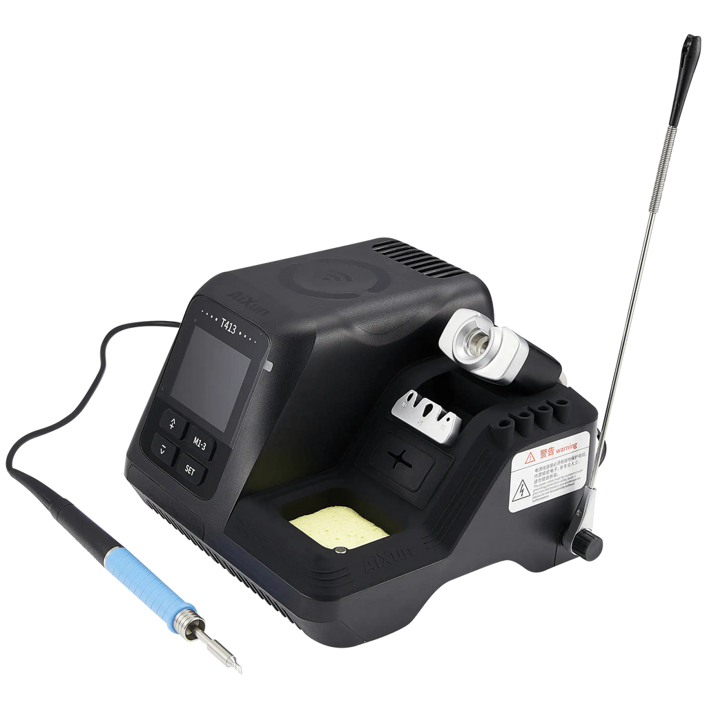 T413 200W Integrated Smart Soldering Station Compatible mit T245 Handle (220V / Europe) (Aixun)