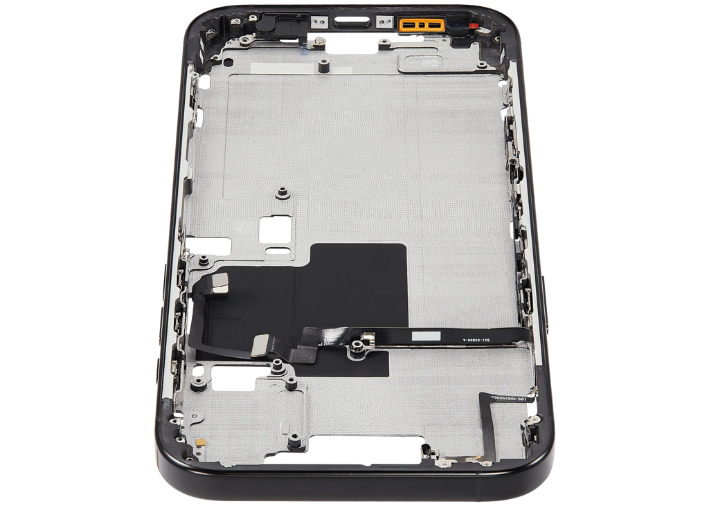 Midframe/Rahmen mit Power And Volume Button für iPhone 16 Pro Max (US-Version) (Aftermarket Plus) (Schwarz Titanium)