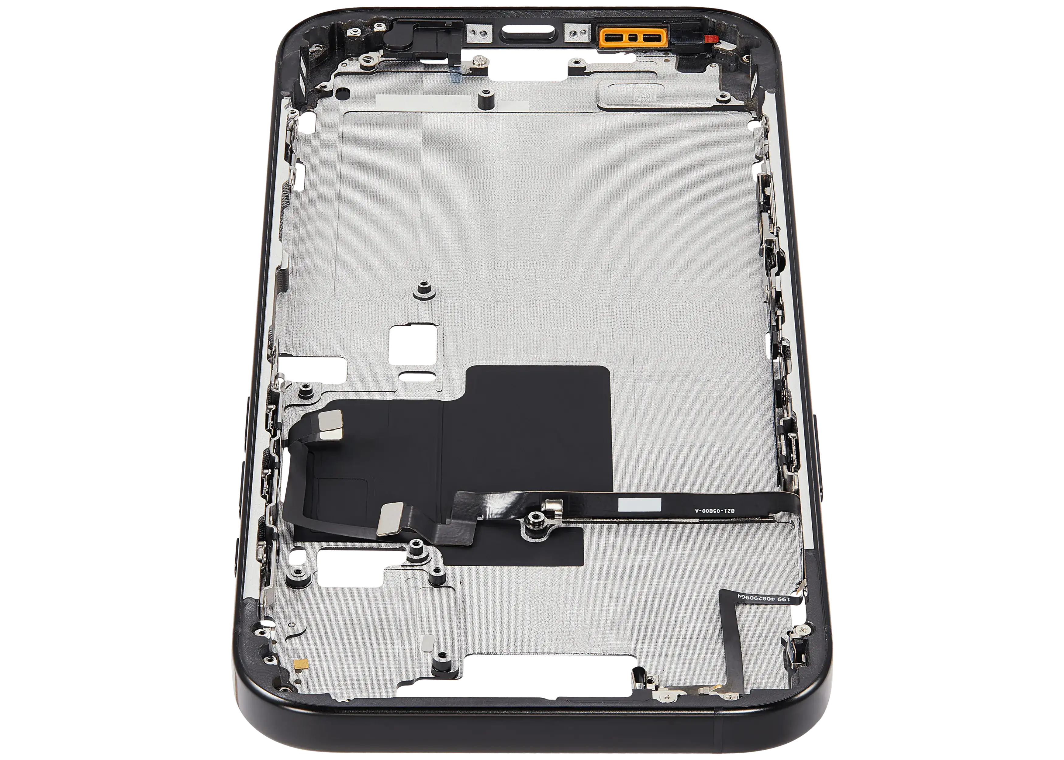 Midframe/Rahmen mit Power And Volume Button für iPhone 16 Pro Max (US-Version) (Aftermarket Plus) (Schwarz Titanium)