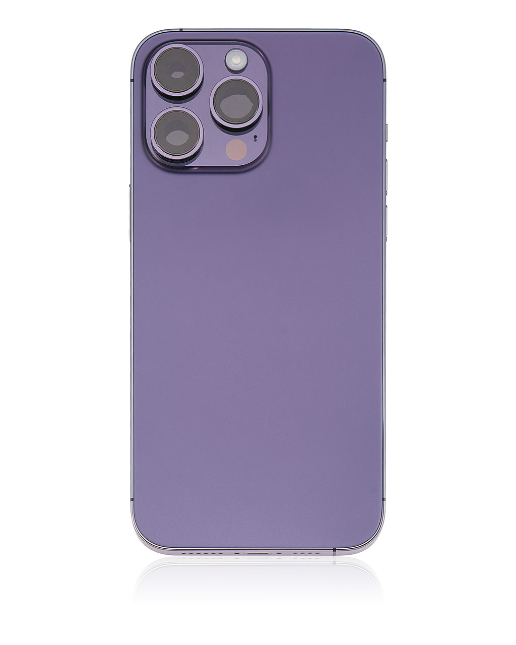 Backcover/Rahmen mit Small Parts für iPhone 14 Pro Max (US-Version) (gebrauchter OEM-Ausbau, Qualität A) (Deep Purple)