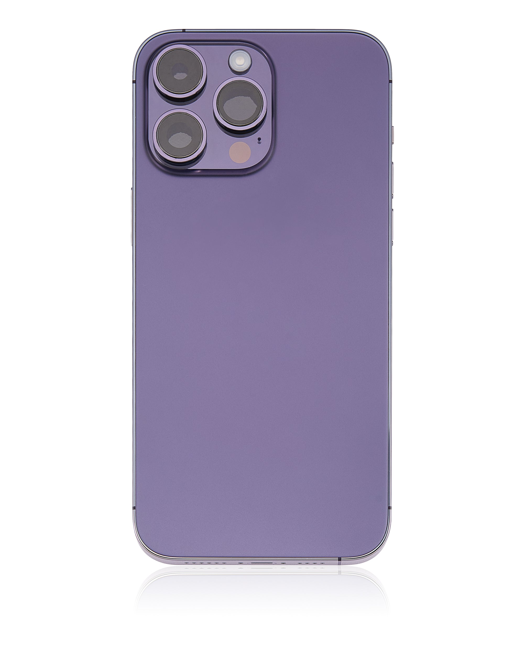 Backcover/Rahmen mit Small Parts für iPhone 14 Pro Max (US-Version) (gebrauchter OEM-Ausbau, Qualität A) (Deep Purple)
