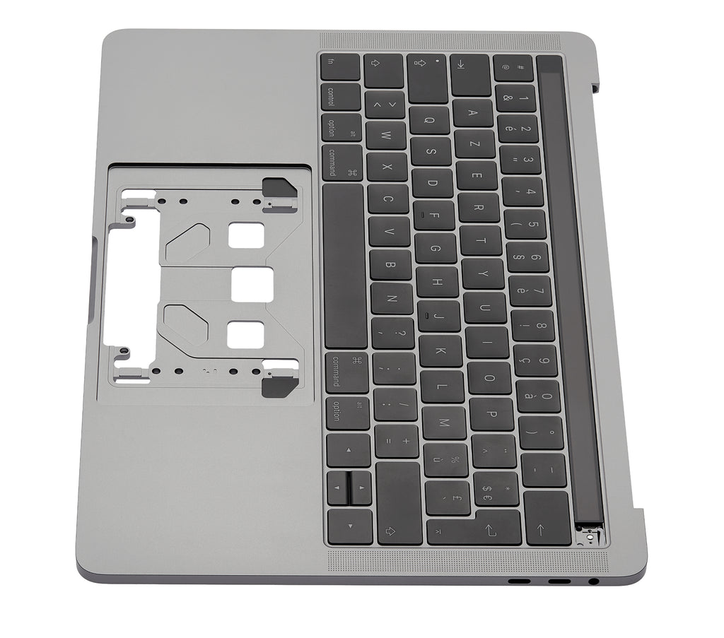 Top Case mit Keyboard (ISO French) für MacBook Pro 13" A1706 (2016-2017) (Space Grau)