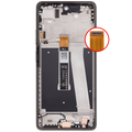LCD-Display mit Rahmen für Motorola Moto G Power 5G (XT2617 / 2026) (Refurbished) (Pure Cashmere)