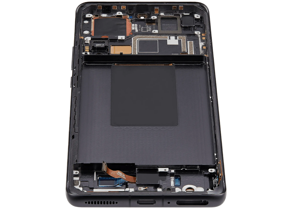 OLED-Display mit Rahmen für Xiaomi 12 Pro / 12S Pro (Refurbished) (Grau)
