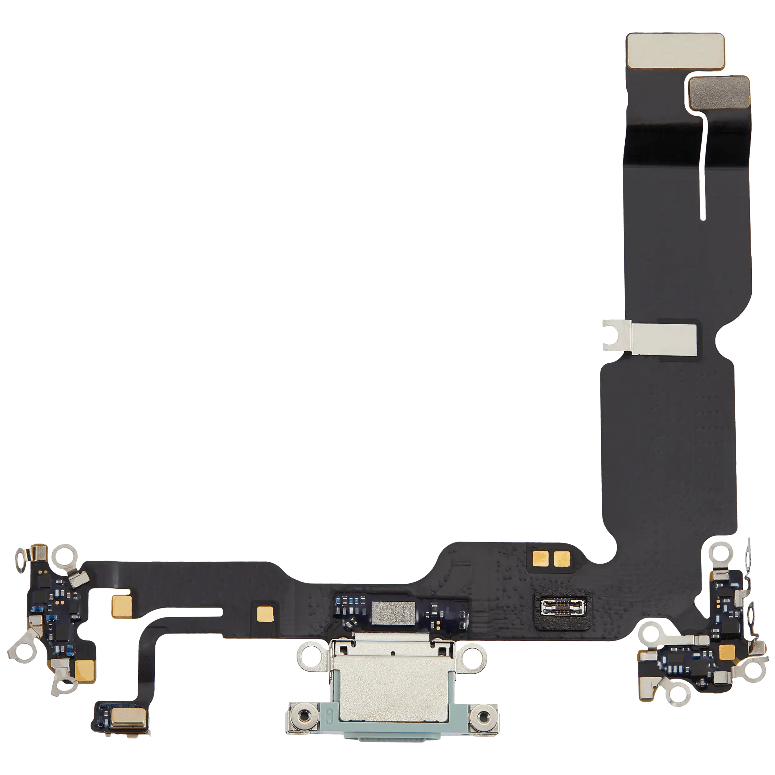 Ladebuchse Flex Cable für iPhone 15 Plus (gebrauchter OEM-Ausbau) (Grün)