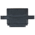 Charging Port (Port Only) for iPad Air 1 / iPad 5 (2017) / iPad 6 (2018) / iPad 7 (2019) / iPad 8 (2020) / iPad 9 (2021) – Black, 10-Pack (Soldering Required)